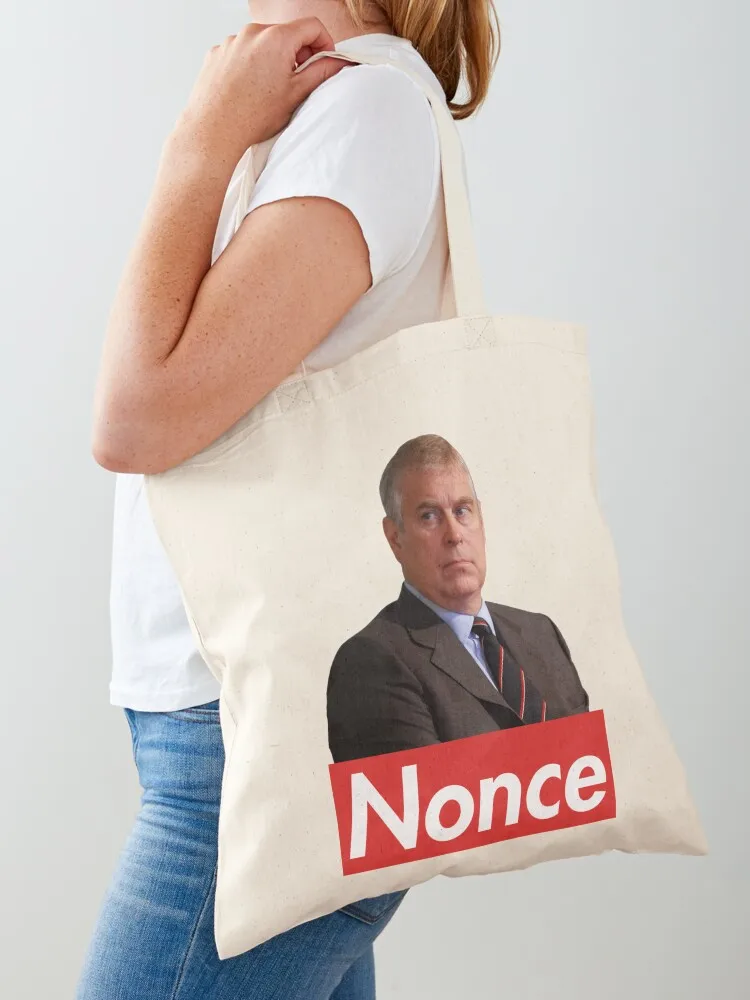 

Prince Andrew Nonce Tote Bag Women's bag shopping cart bags Shopping bags Canvas bag