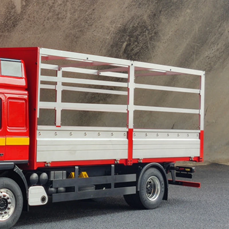 JXmodel Simulation 1/14 Full Trailer Box Tarpaulin Kit Decoration for 1/14 RC Truck JXmodel MAN F2000 Car
