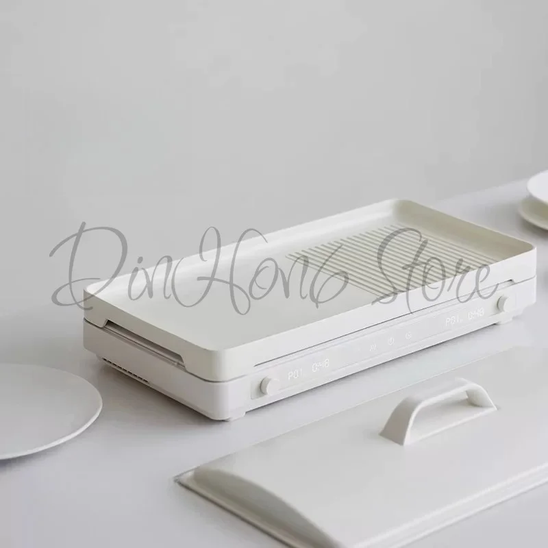 Multifunctional cooking pan, frying pan, double stove induction cooker, household electric baking pan