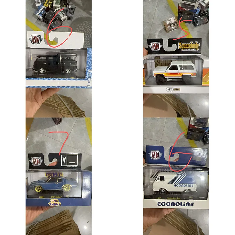 

M2 1:64 210 Beauvile Station Wagon Econoline Van G.T. 500 Mustano GT Alloy Car Model Collection Ornaments