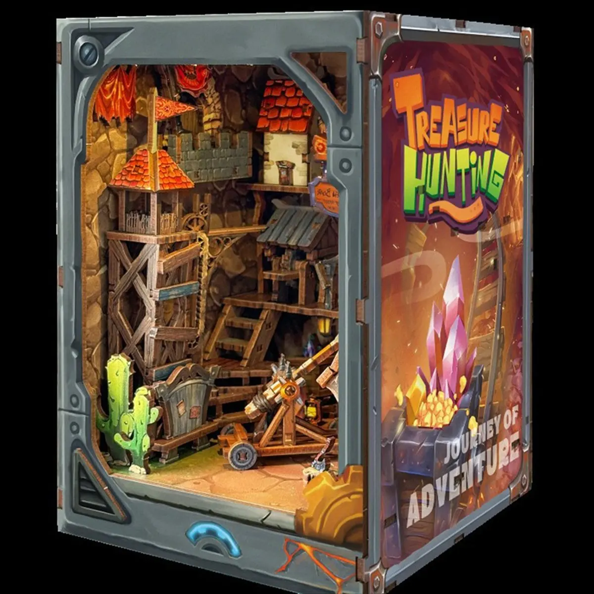 

Суперхит продаж: Деревянная сборная подставка для книг, дизайн «Десять тысяч лье под водой»