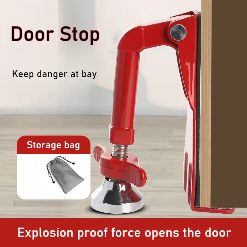 Minimalist Style Door Stopper Anti-theft Pry for Home Use Female Rental Hotel Security Solitary Living Defence System