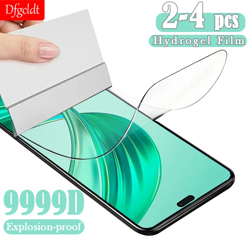 

Мягкая силиконовая гидрогелевая пленка из 2-4 предметов для Honor X8b X8c X7c X7b X6b X5b Plus Защитная пленка для экрана Honor GT X9c Smart Not Glass