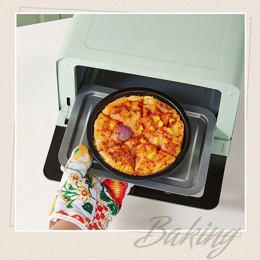 Household Electric Mini Oven 12L multifunctional Bakery Cake Machine Stainless Steel Pizza Oven Hornos Para Panaderia