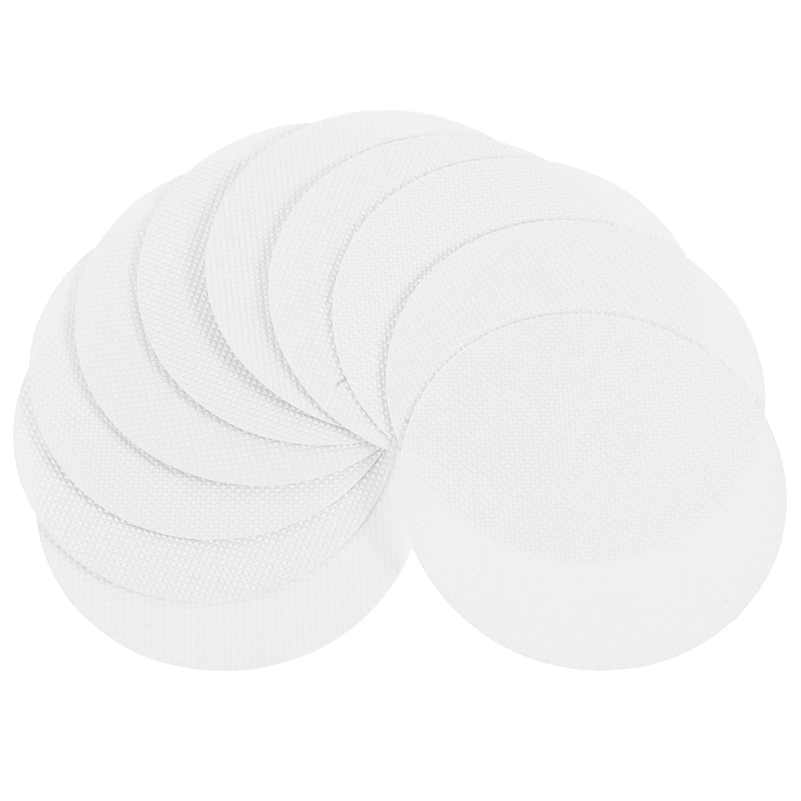 

10Pcs Anti-Slip Discs Large 4 Inches Peva White Self Adhesive Stickers for Shower Tub Bathroom Slip Prevention Safety