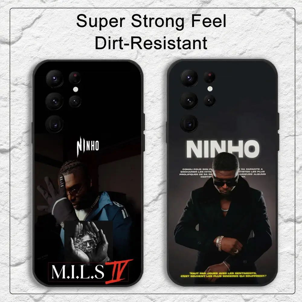 N-Ninho Phone Case for Samsung S series s20 s21 s22 s23 s24 s25 FE Plus Ultra TPU Soft to Skin-friendly case