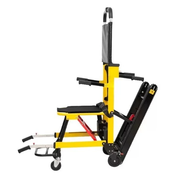 Electric Climbing Wheelchair, Foldable Stairlift Chair for Disabled & Elderly, Portable Stair Climber Wheelchair with Battery