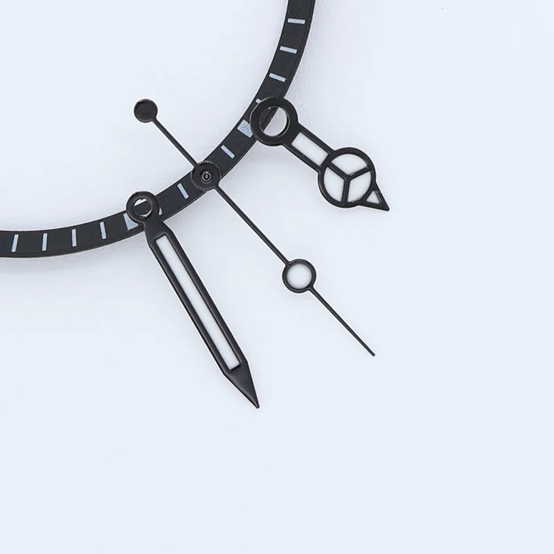 الفضة NH35 NH34 NH36 مرسيدس بنز الأيدي المياه مضيئة الفولاذ المقاوم للصدأ ل Seiko طقم عصري حركة استبدال أجزاء