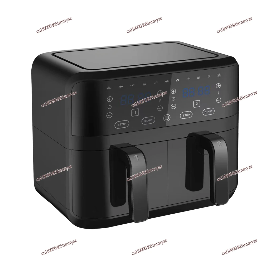 

Kitchen Appliance Double Two Dual Zone 2 Basket Steam Air Fryer 2022