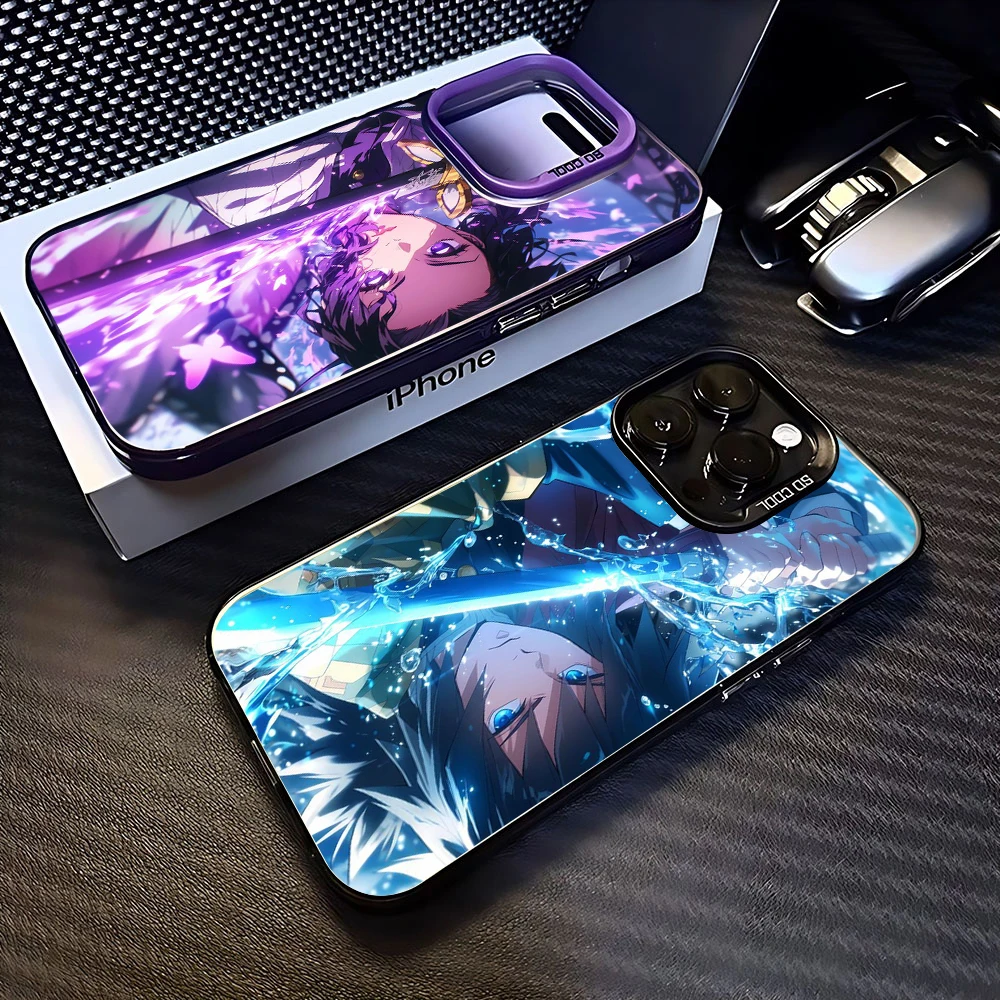 أنيمي شيطان القاتل عيون جراب هاتف ممن لهم Realme 15 14 13 12 11 10 9i 8 8i C75 C65 C63 C55 C53 C35 C33 C20 C21Y C15 21 Pro Plus 5G