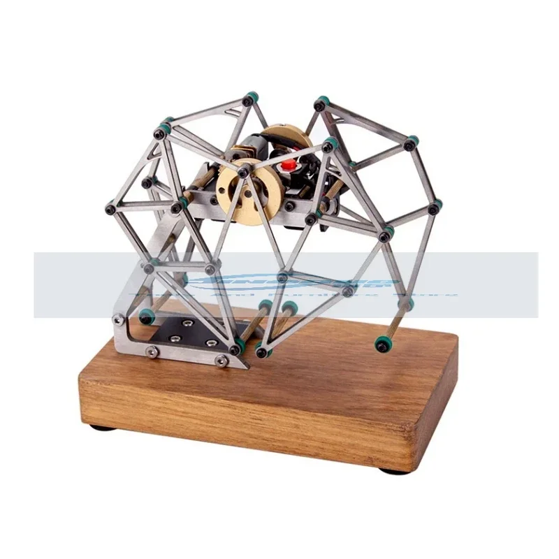 رباعية الأرجل المشي روبوت الميكانيكية أطقم منمذجة والعتاد مدفوعة نابض بالحياة Strandbeest لعبة مجسمة الكبار جمع الهدايا