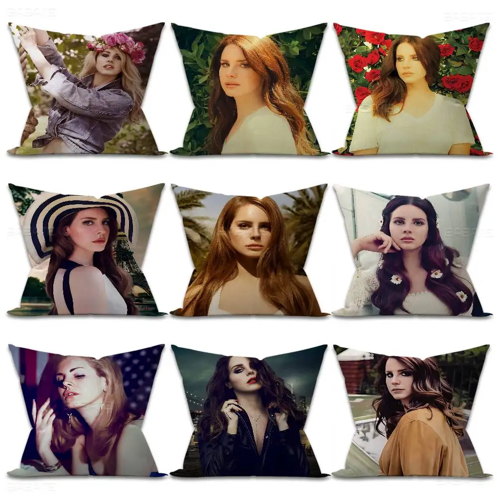 Singer L-Lana D-Del R-Rey Cushion Cover Decorative Pillow Sofa Home Decor case pillow cases