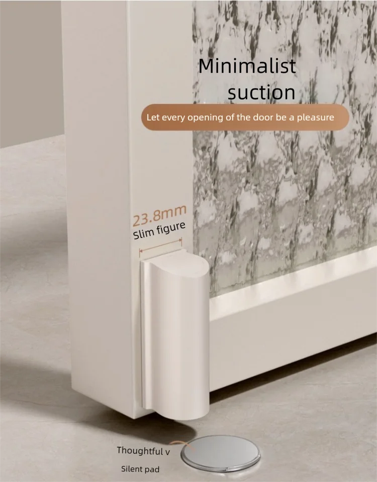 Magnetischer Türstopper – Vermeidung der Türschäden, verhindert das Zuschlag der Tür, schützt Wände für alle Türmaterialien und Türbeschläge – Detail 2