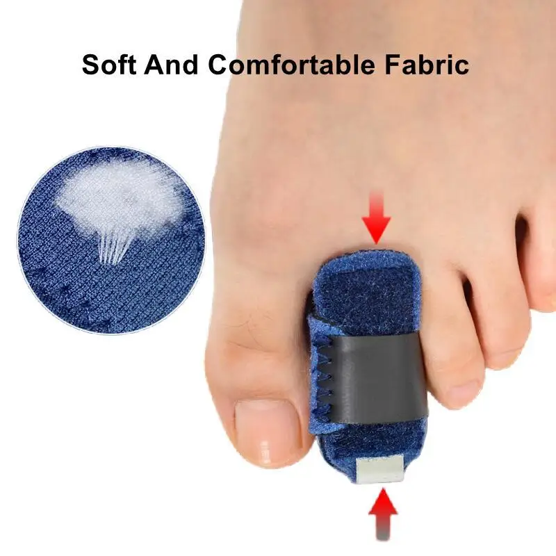 Toe Splint Straightener for Hammer Toe Corrector Crooked Toe Claw Toe Stabilizer Support Brace Wrap Pain Relief Kids Adults