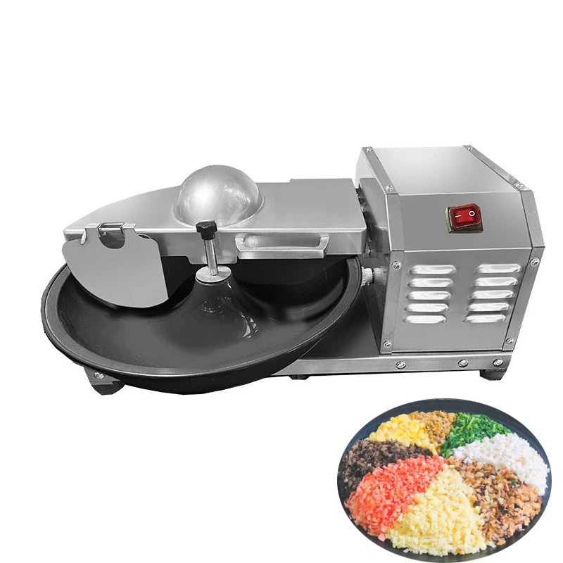 5L Vegetable Cutter Machine Electric Basin Type Vegetable Stuffing Chopper Machine For Dumpling Stuffing Grinder
