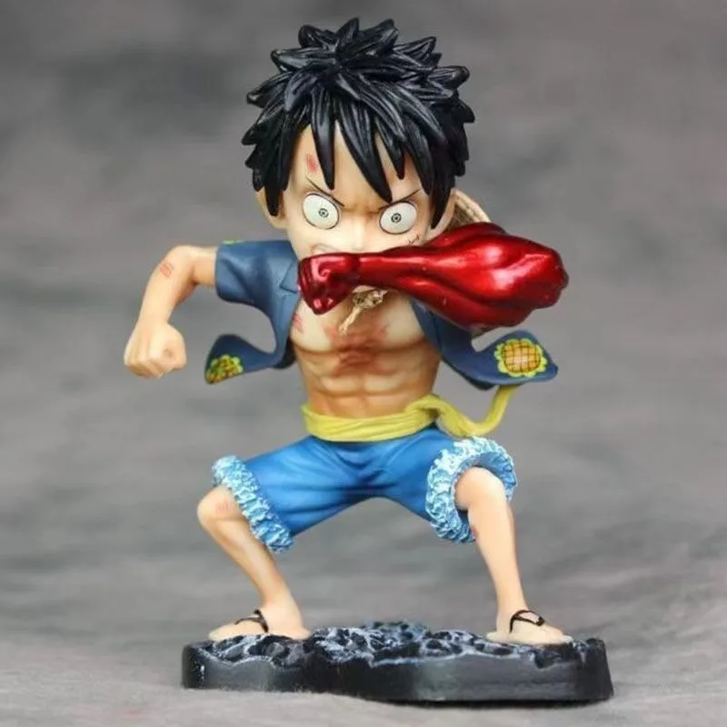 Bandai – figurine de dessin animé une pièce, modèle d'action Luffy, cadeau d'anniversaire, châssis de bureau, poupée, ornements, Collection de Transformation