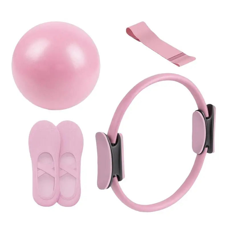 

Pilates Ring Yoga Ring Pilates Resistance Band Workout Portable Exercise Tool For Pregnancy Postpartum Travel Studio Home