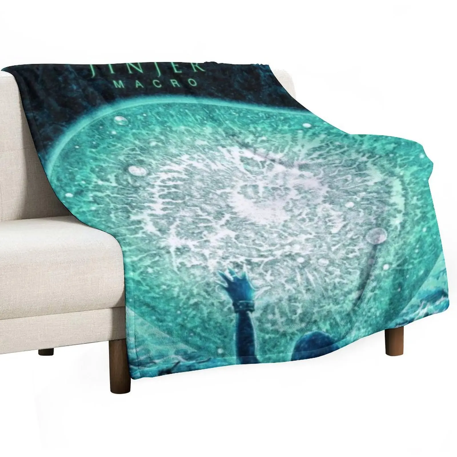 Jinjer ماكرو رمي بطانية الزخرفية رمي بطانيات نزهة لبطانيات أرائك السرير