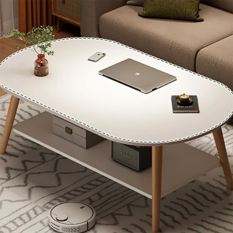 Industrial Marble White Coffee Table for Bedroom Modern Design Premium Quality Easy Assembly Long Lasting Reinforced Frame