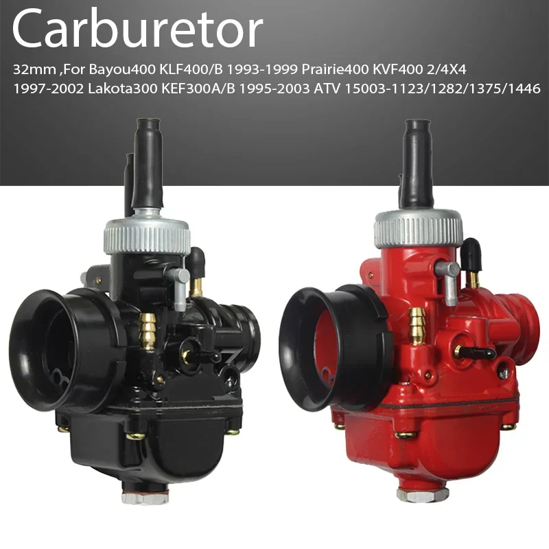 Carburetor Dellorto PHBG 17-21mm Black/RED With AS/AD For 50-100cc JOG/DIO 50-90 RG/RS 50 BWS/KDX 100 KDX80 Pit Bike Scooter