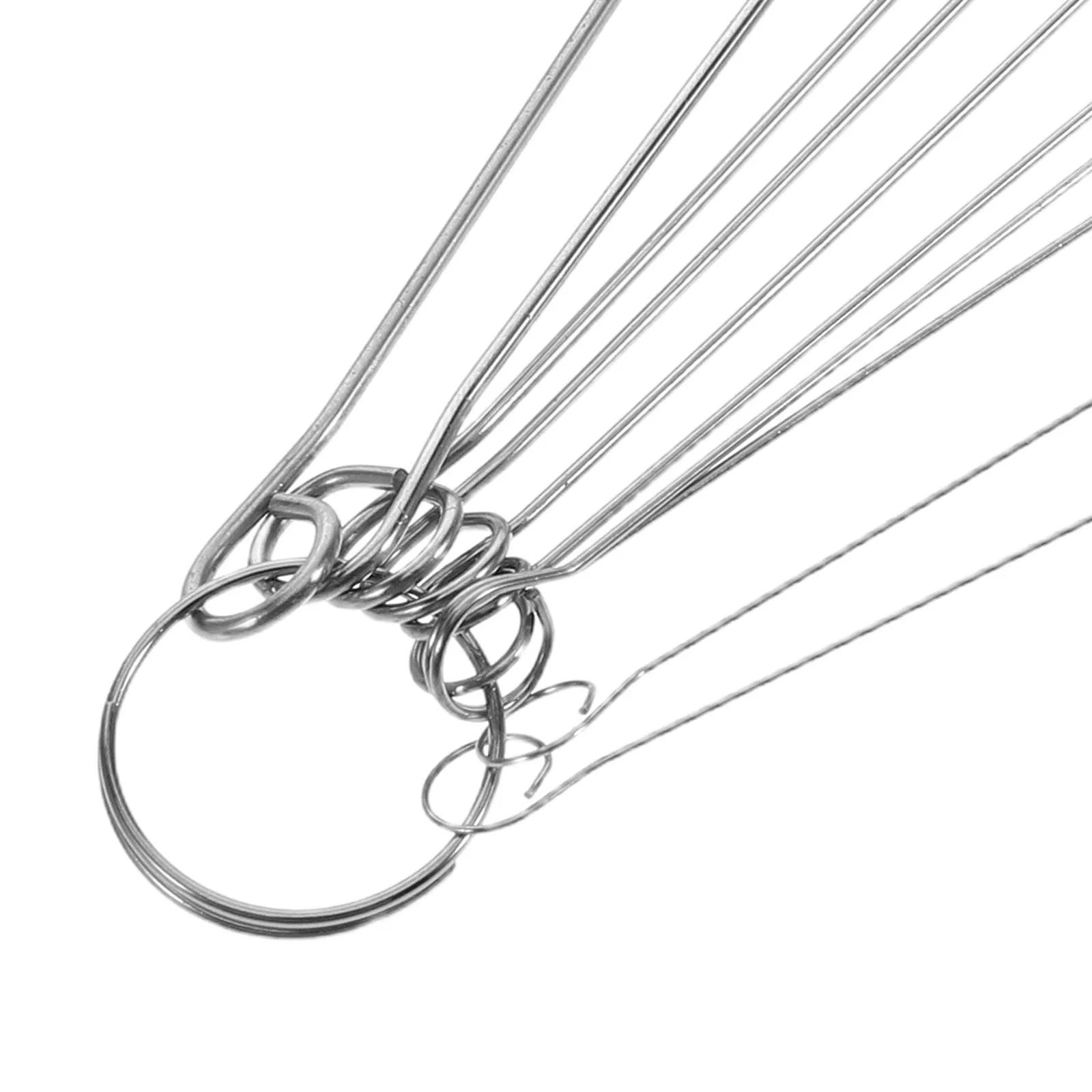 6 قطعة الفولاذ المقاوم للصدأ لحام تلميح الأنظف مجموعة ل الشعلة فوهة أدوات القطع المكربن دراجة نارية صيانة طقم تصليح #3