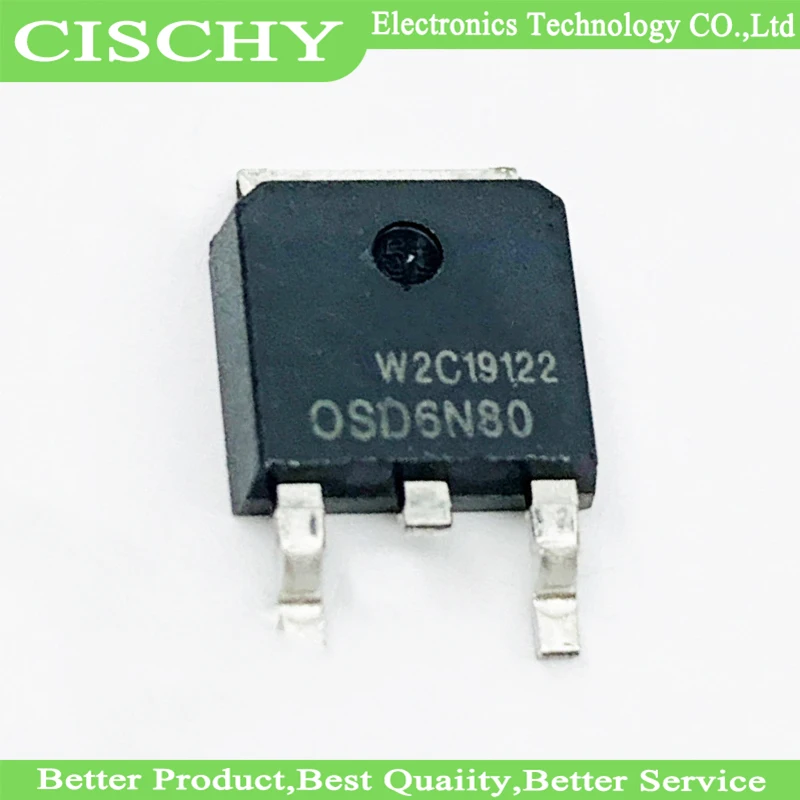 10PCS SPD06N80C3 TO252 06N80C3 TO-252 SPD06N80 06N80 6N80