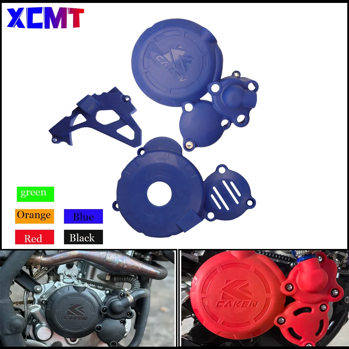 Engine Cover Clutch Cap Magneto Water Pump Guard Crankcase Ignition Protector For ZONGSHEN CBS300 Motorcycle KEWS ZUMA AJ1 NB300