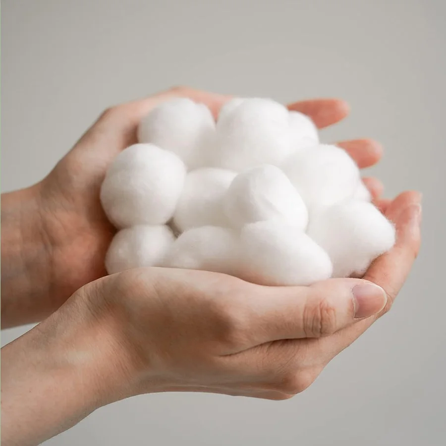 50-500 جرام كرات قطنية لمستحضرات التجميل كرات قطنية كبيرة إزالة المكياج إزالة طلاء الأظافر رعاية الحيوانات الأليفة تطبيق غسول الزيت أو مسحوق الإزالة