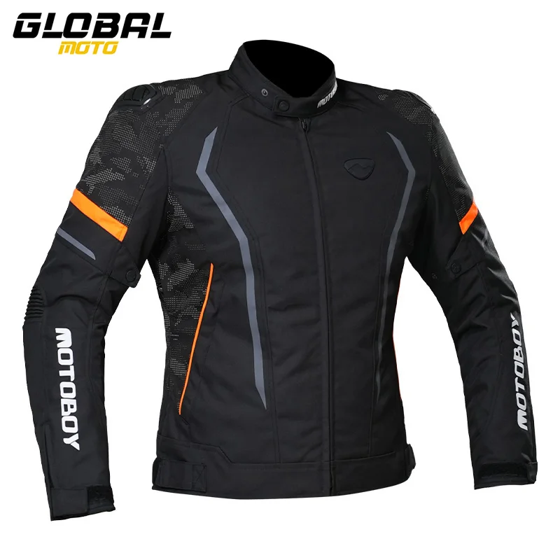 Four Seasons Motorcycle Jacket Waterproof  Motocross Jacket Windproof Moto Equipment Men's Motorbike Riding Jacket