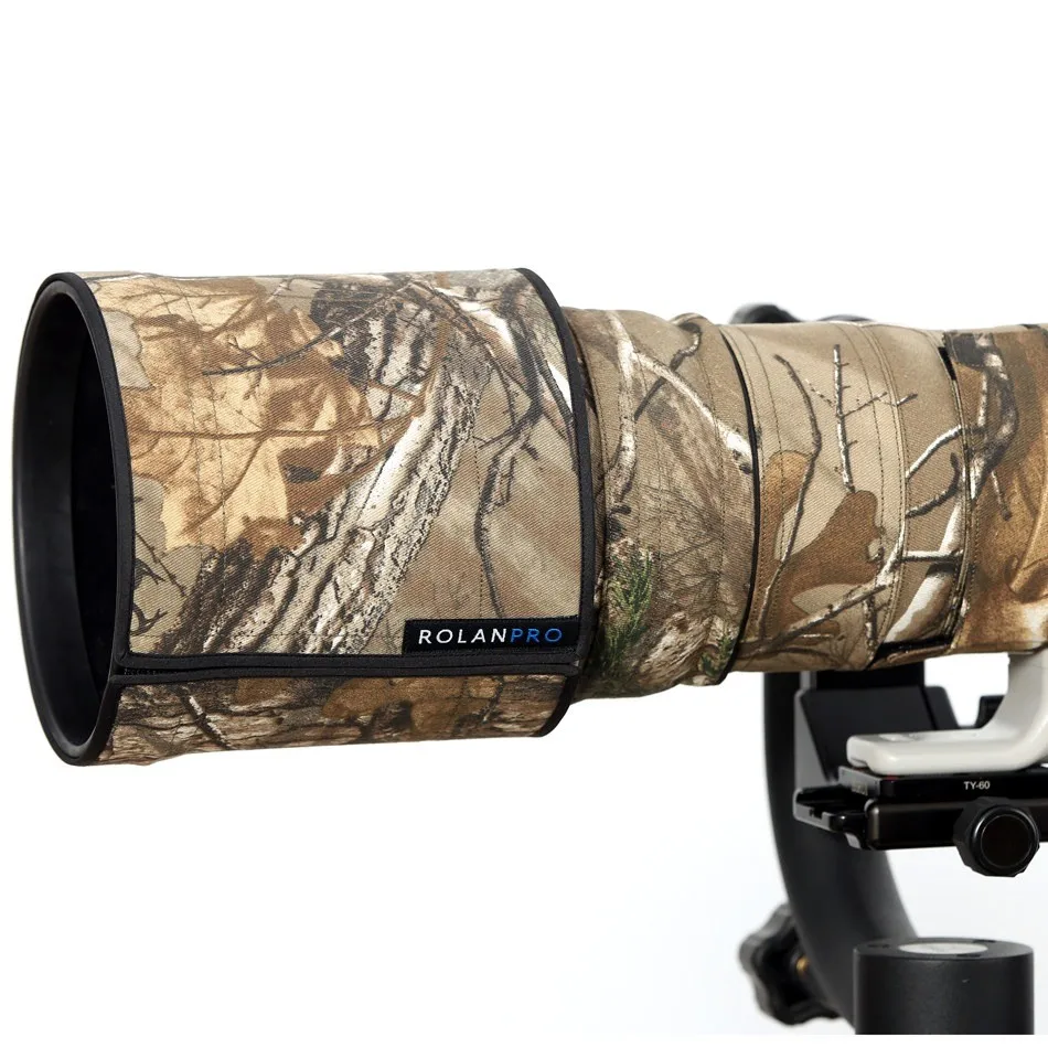 ROLANPRO Lens Camouflage Coat Rain Cover For Nikon AF-S 300mm f/2.8 G ED VR I/II Lens Protective Case For Nikon SLR camera image 3