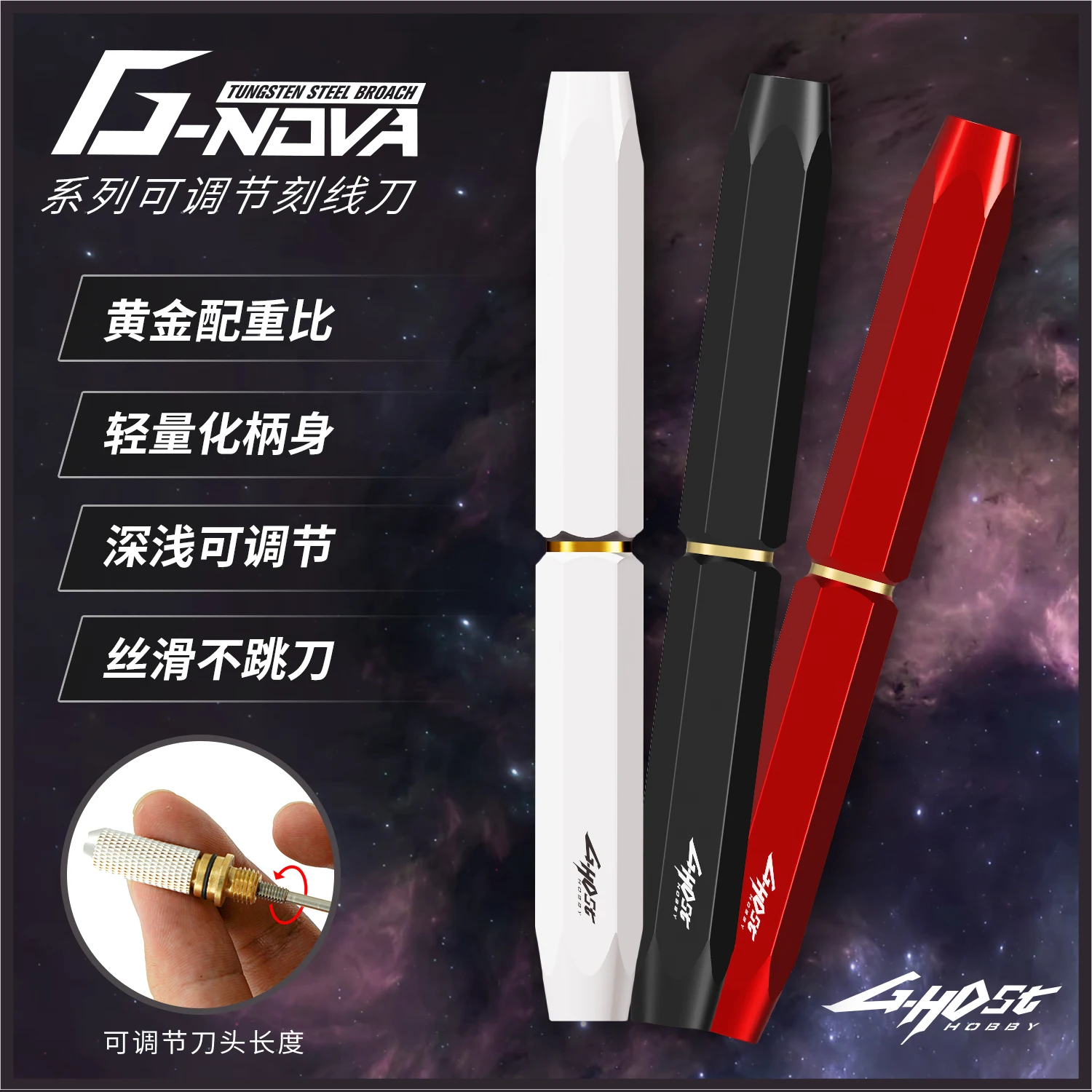 

Push Knife Marking Tungsten Steel Art Carving Model Gk Transformation Tools