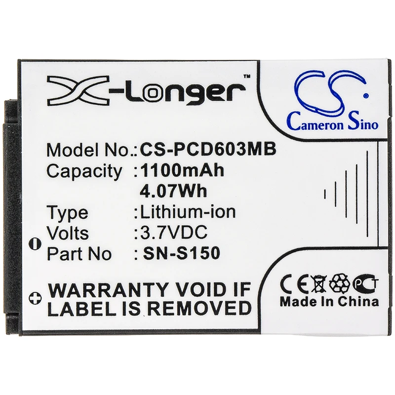 Li-ion battery for BabyPhone,3.7V,1100mAh,SCD603,SCD-603H