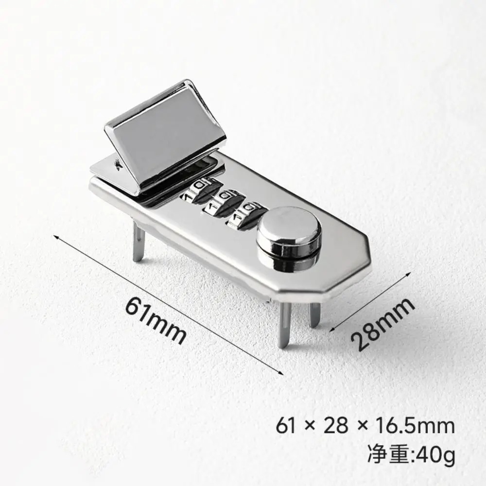 Waterproof Notepad Password Lock Durable Hardware DIY Mechanism Briefcase Lock Reusable Economic Alloy Password Protection