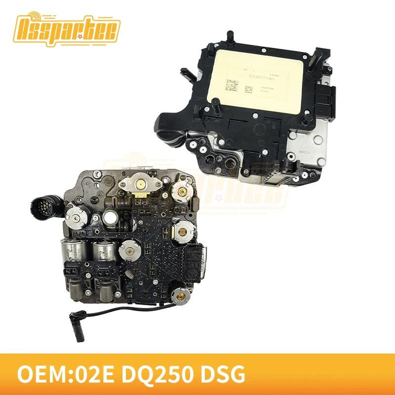 Original testing programming 02E DQ250 DSG 6 Speed Transmission Valve Body Mechatronic 02E927770AJ 02E927770AD For VW Audi Skoda