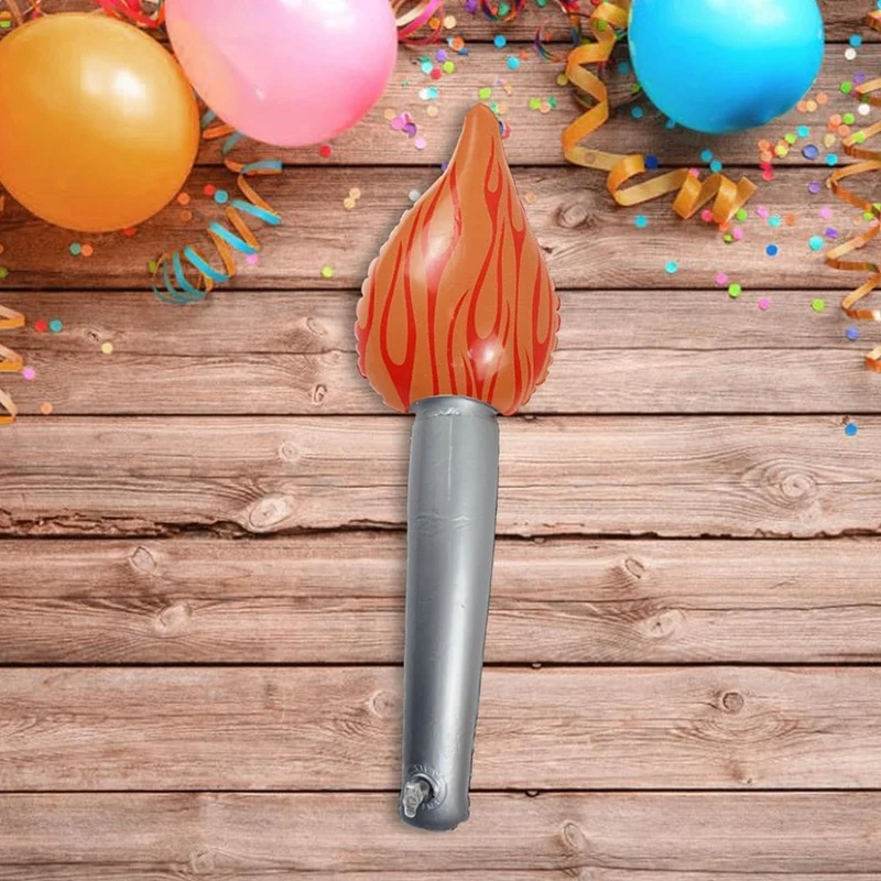 Flame Toy - Inflatable Torch Flame Toy, Fake Torch, Fun Inflatable Torch Toy Durable