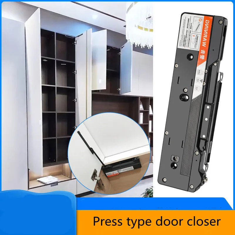 Automatic Door Press  Opener Cabinet Concealed Door Closer Press type Buffer Damper Door Closer