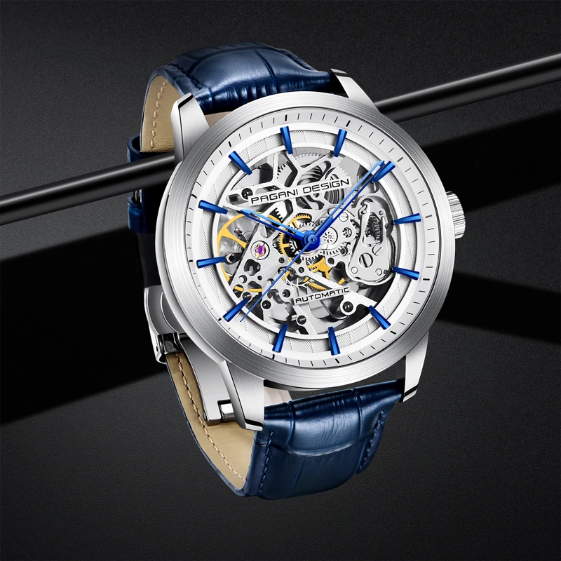 

PAGANI DESIGN Men's watches Mechanical skeleton watch men simple automatic watch for men clock Reloj hombre Relogio Masculino