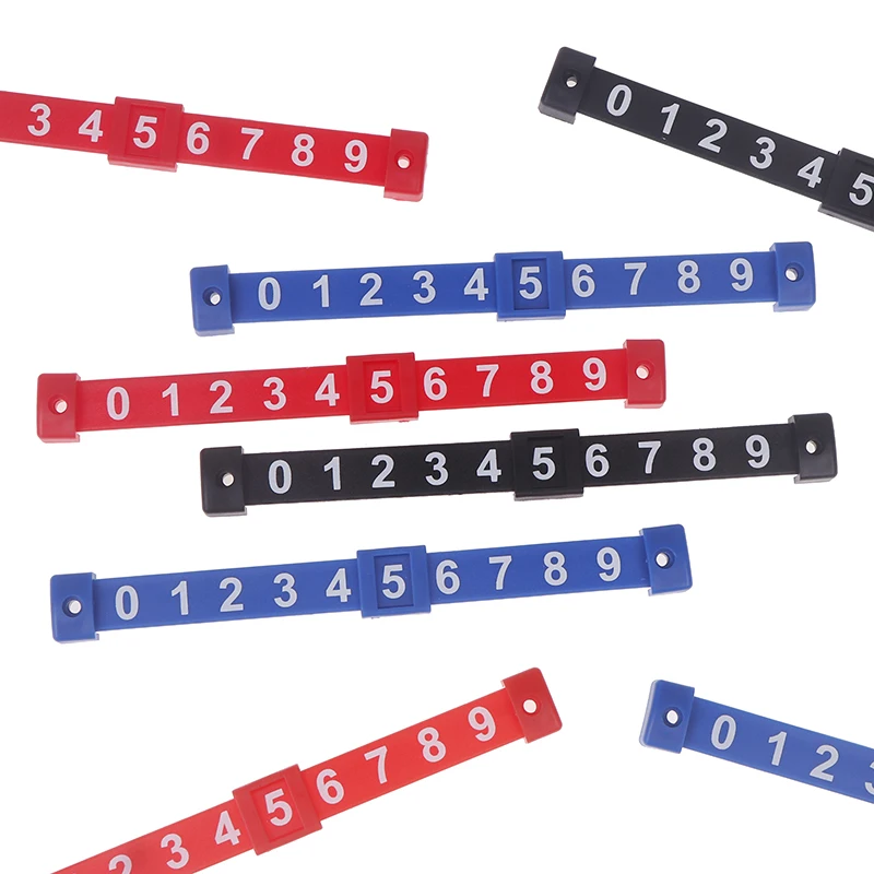2Pcs Foosball 카운터 마커 테이블 게임 득점 단위 축구 키퍼를위한 10 개의 숫자 표준 테이블 스코어 보드