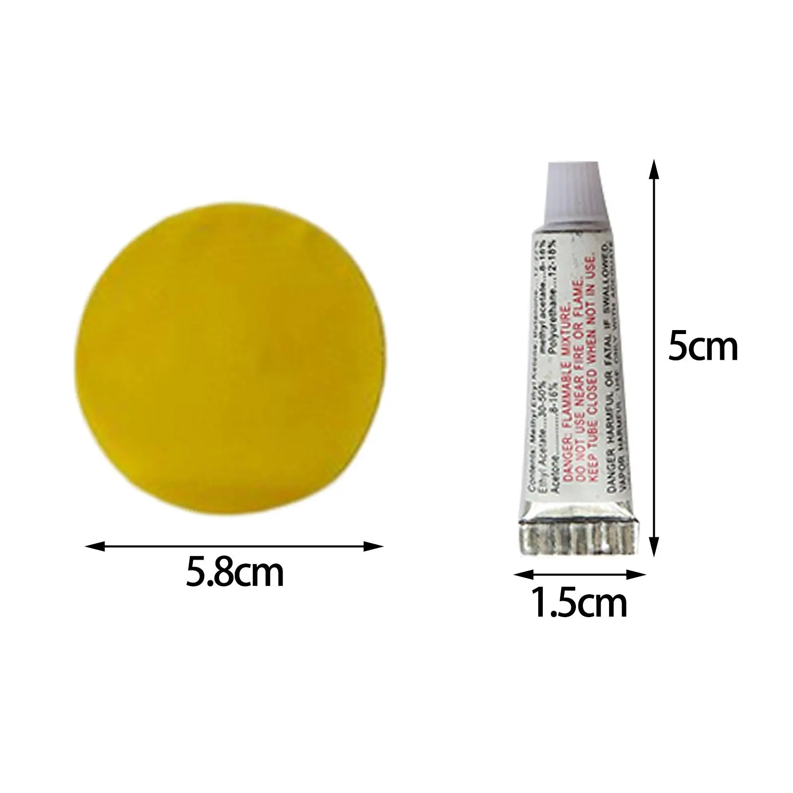 5.8 سنتيمتر إصلاح بقع عدة ثقب إصلاح مانعة للتسرب اكسسوارات مقاوم للماء للعب قارب مطاطي خيمة زورق Airbed فراش #6