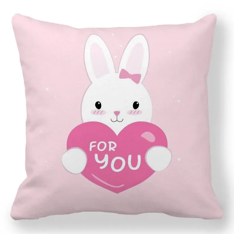 Juste de coussin de luxe pour canapé de bureau, taie d'oreiller de voiture, décoration de maison, motivo de petit animal,
