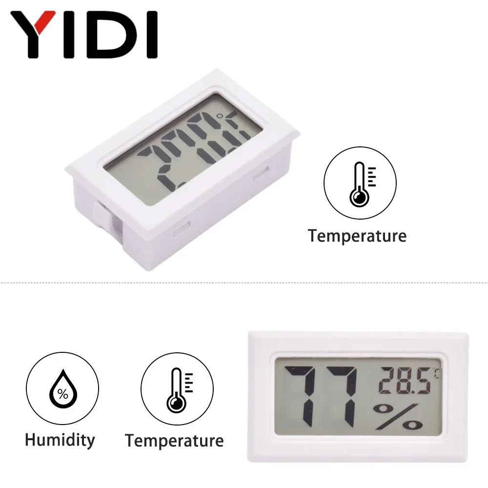 Mini Digital SquareThermo Hygrometer Thermometer Probe Tester Indoor Temperature Humidity Meter Sensor Instrument Gauge Detector