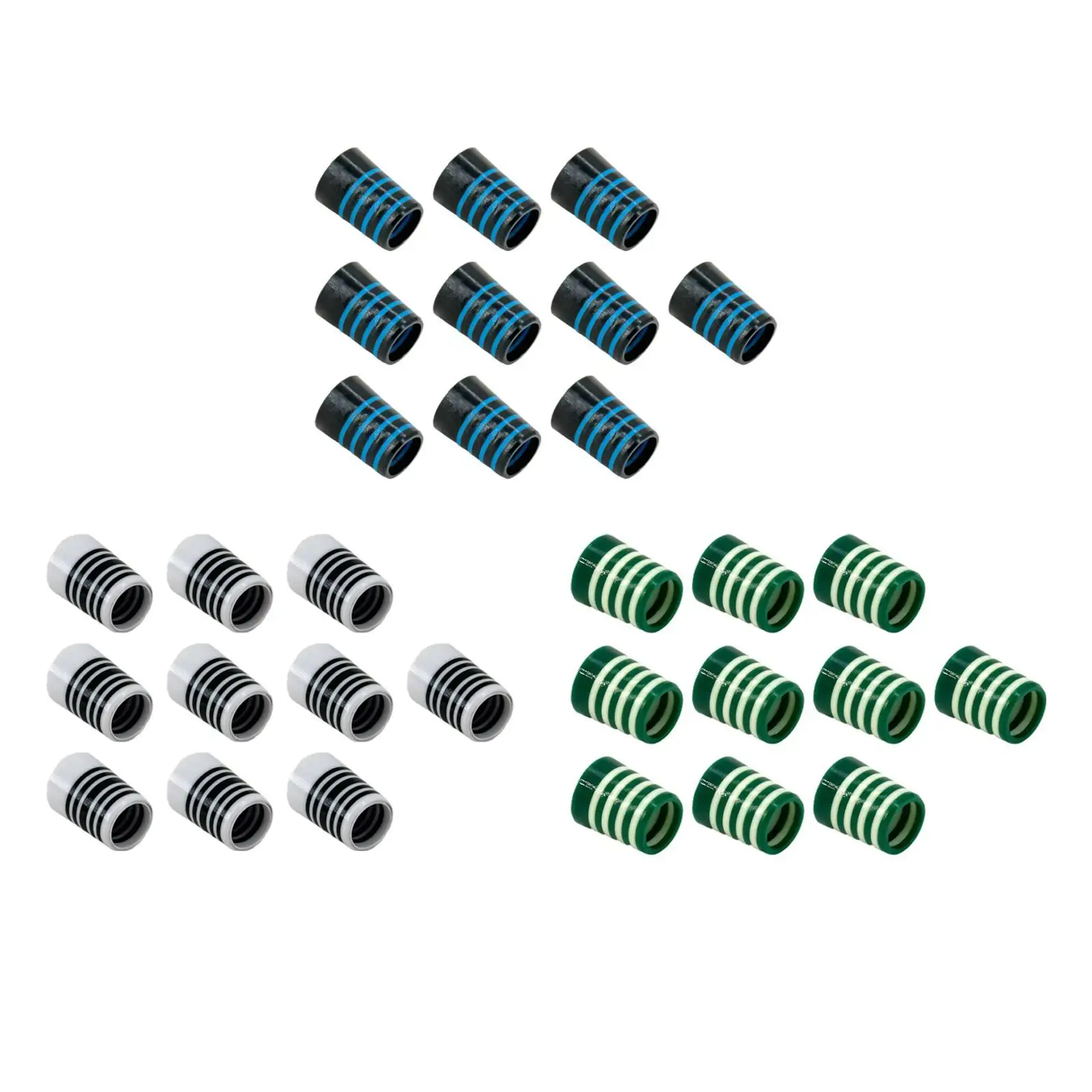 10Pcs Golf Ferrules Taper Tip Adapter Golf Club Repair Parts Practical .370 Golf Club Shaft Ferrules Covers for Outdoor