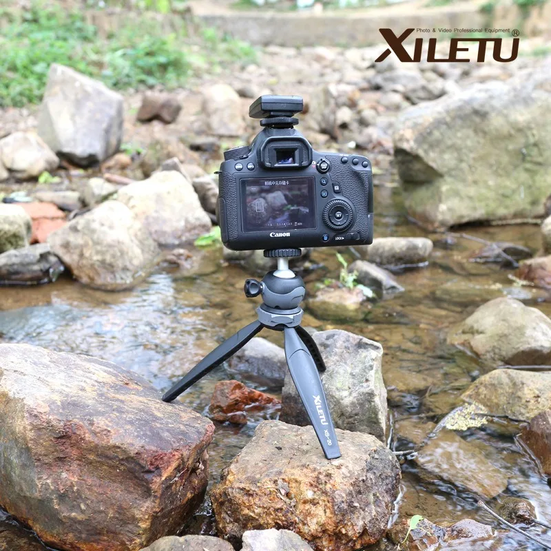 Xiletu-trípode de escritorio para XS-20, Mini trípode ultraligero, soporte para teléfono móvil, herramientas auxiliares de fotografía en vivo