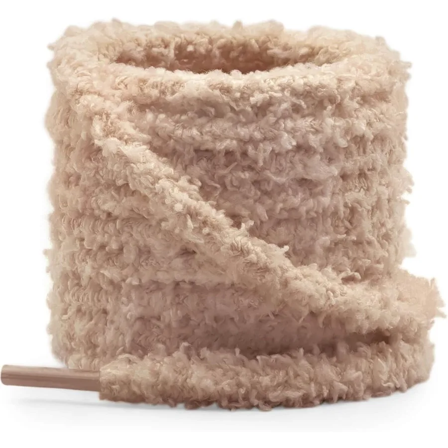 

Круглые нечеткие шнурки для обуви: пухлый мягкий плюш для кроссовок объемом 2 шт.