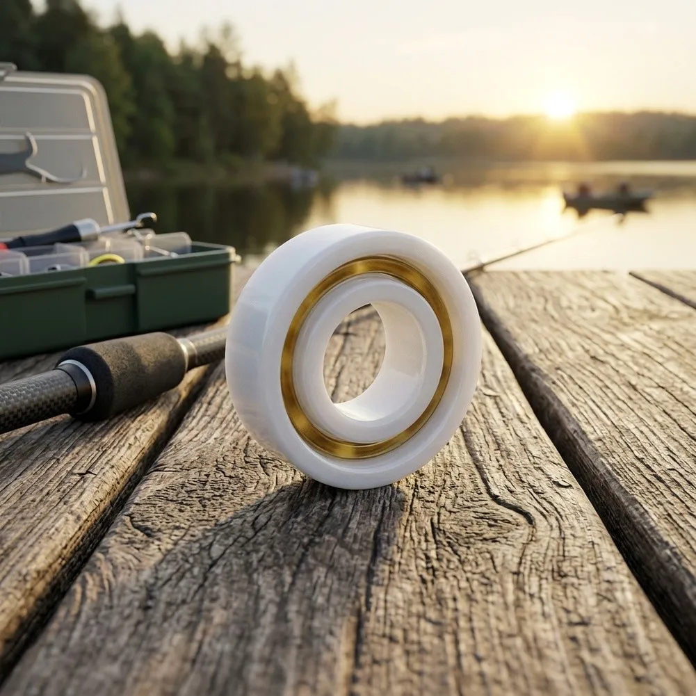 For Abu Full Zirconia Side Plate Bearing Smooth Resistant Ball Bearing Baitcasting Reel Side Cover Full Ceramic Bearing