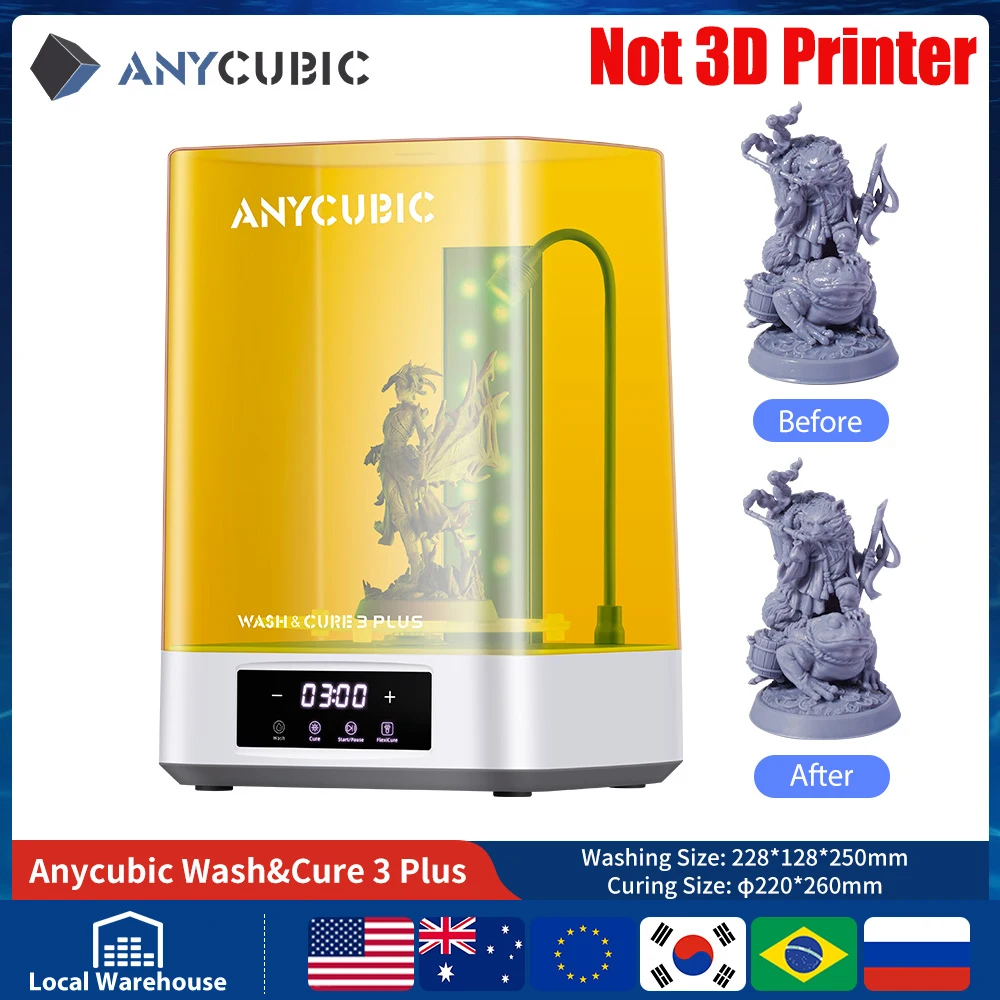 ANYCUBIC DLP SLA LCD-hars 3D-printer Photon Mono 2, M7, M5s Pro, M7 Pro, Photon P1, Wash and Cure 3, 3 Plus, Max