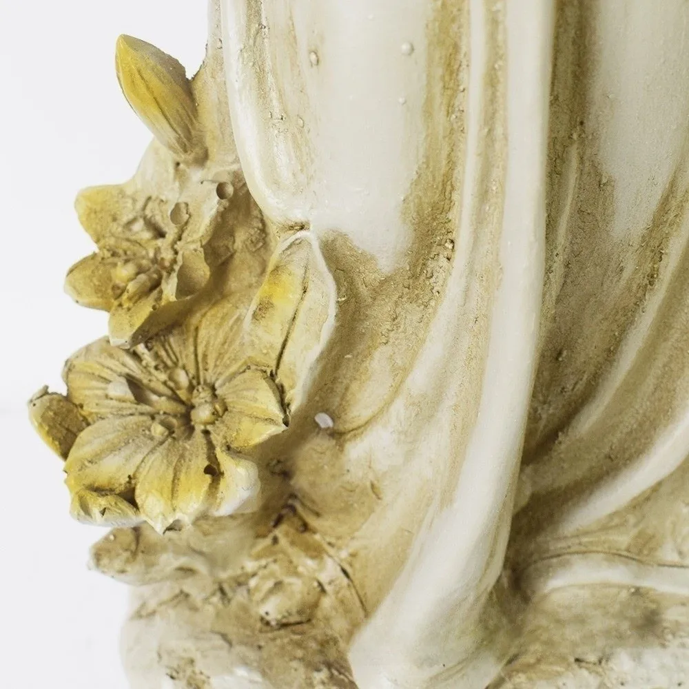 

Resin Material Solar Garden Angel Statue Solar Powered Figurine Style Resin Praying Angel Figurine Lawn Ornament Praying Pose