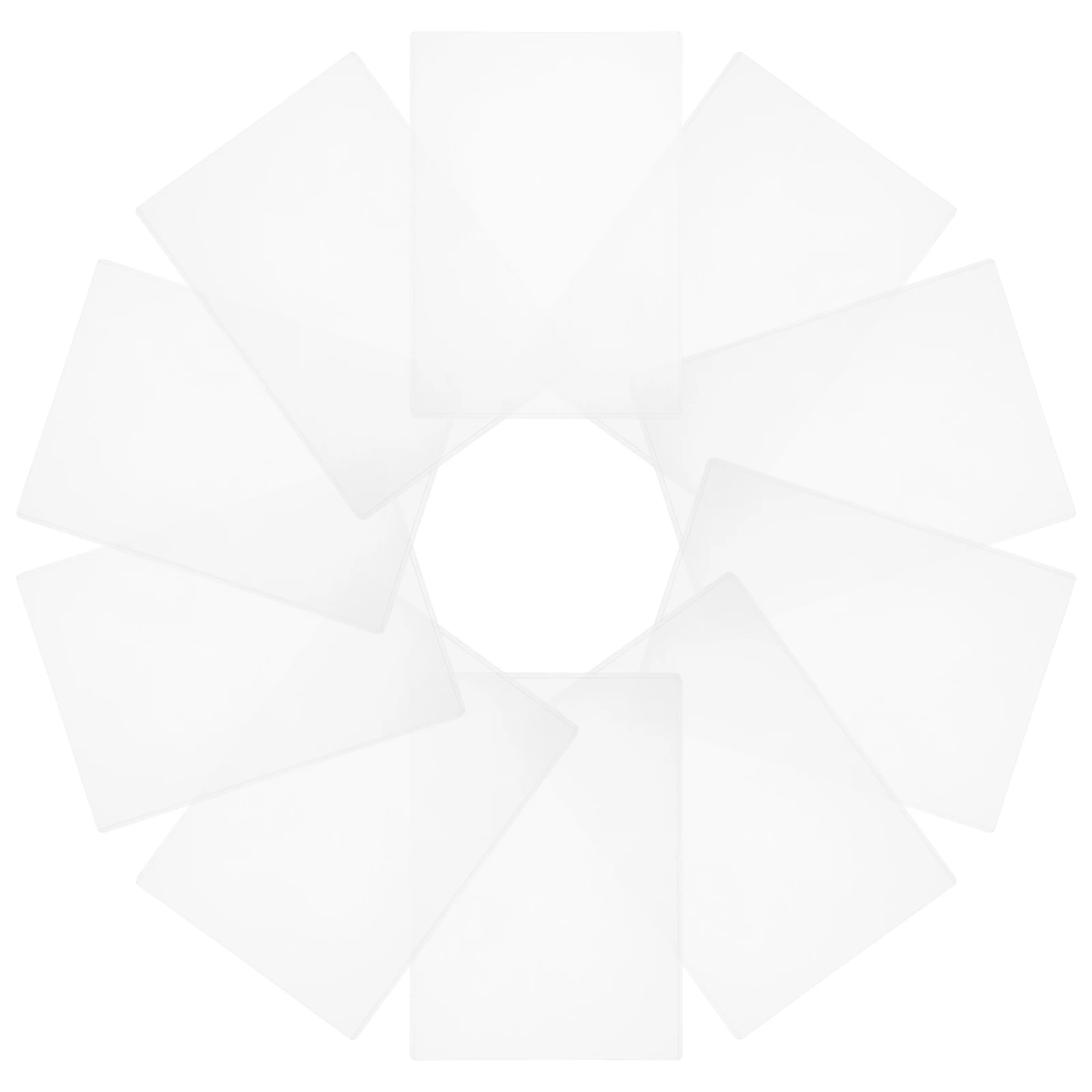 

30 шт., прозрачные жесткие рукава для карточек, пластиковые защитные пленки для страниц для плакатов, меню, фотоальбомов, обложки для документов