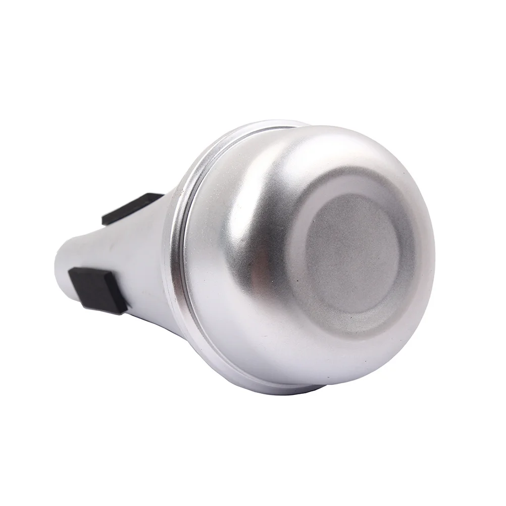 كوب ممارسة معدني صغير على شكل بوق كتم فضي خفيف الوزن وصامت لآلة موسيقية الجاز يقلل من الضوضاء للعب الليلي