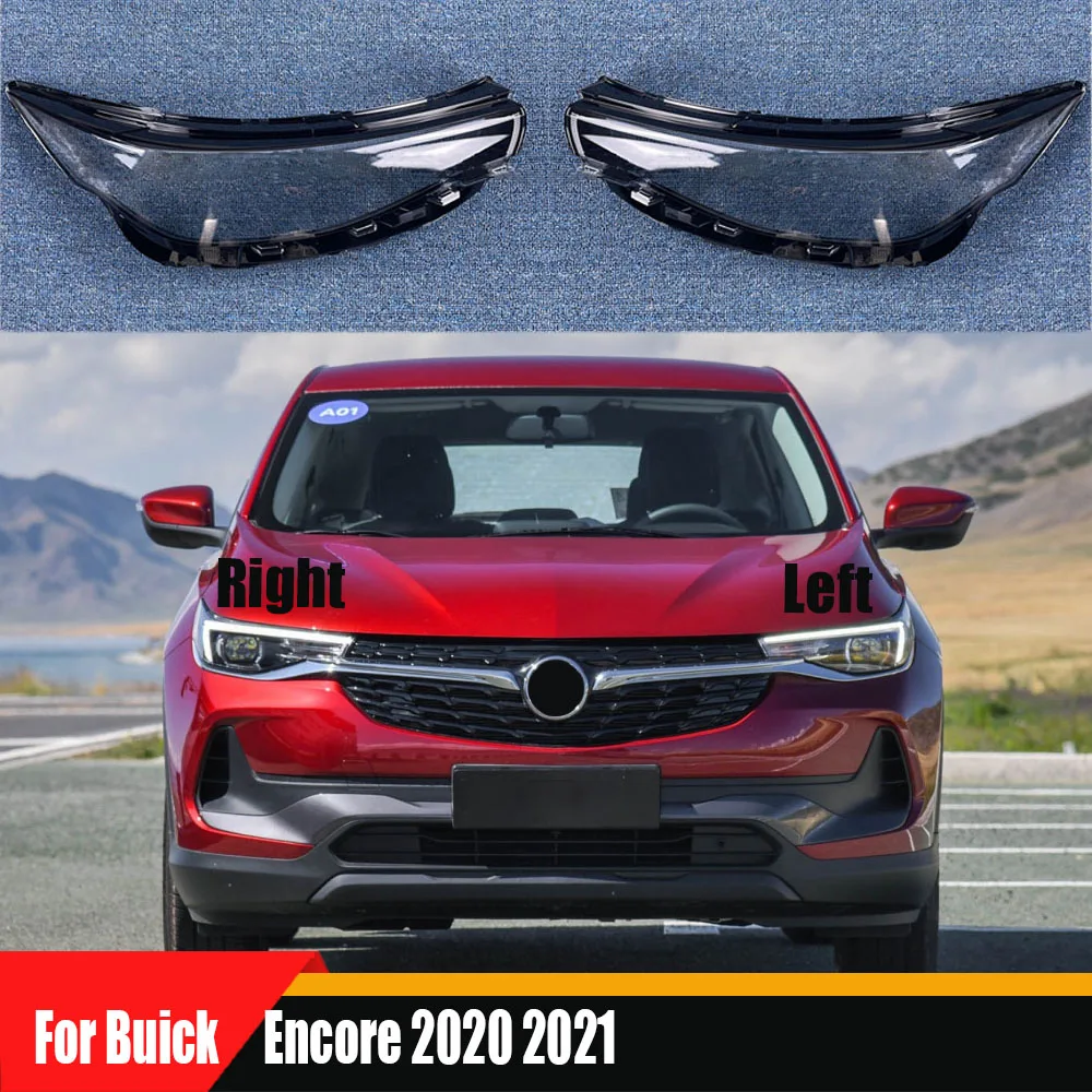 For Buick Encore 2020 2021 Front Lamp Shade Headlight Mask Shell Transparent Cover Lens Replace The Original Lampshade